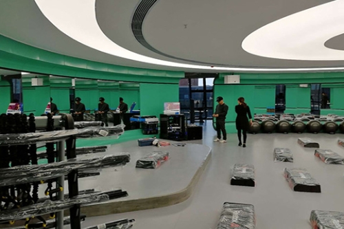 西安乔治伍兹健身俱乐部动感键身房扩声系统工程